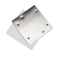 Swim Central 8.25" Stainless Steel HydroTools Swimming Pool Wall Skimmer Winterizing Plate