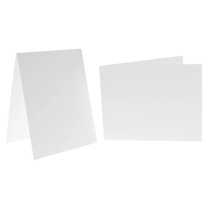 PA Paper™ Accents Cardmaker's Choice 5.5" x 4.25" White Heavyweight Cards, 50ct.