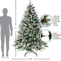 7ft. Unlit Angel Pine Artificial Christmas Tree
