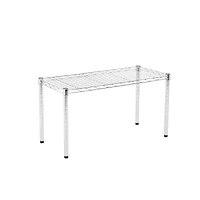 Honey Can Do Chrome Commercial Wire Table
