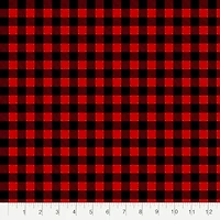 12 Pack: Flannel Print Fabric Bundle by Loops & Threads™