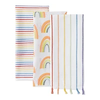 Assorted Rainbow Dishtowel (Set of 3)