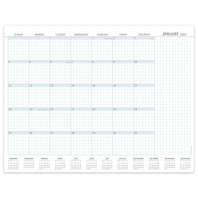 2026 Professional Desk Pad Monthly Blotter Calendar