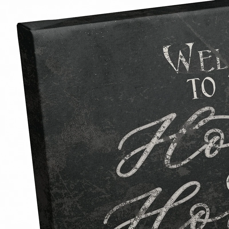 Hotel Of Horror Skull Canvas Wall Art