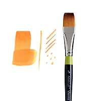 Golden Taklon Short Handle Flat Wash Brush by Artist's Loft™ Vienna