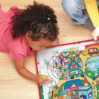 Bright Stripes Let's Craft Busy Village Magic Reveal Discovery Mat