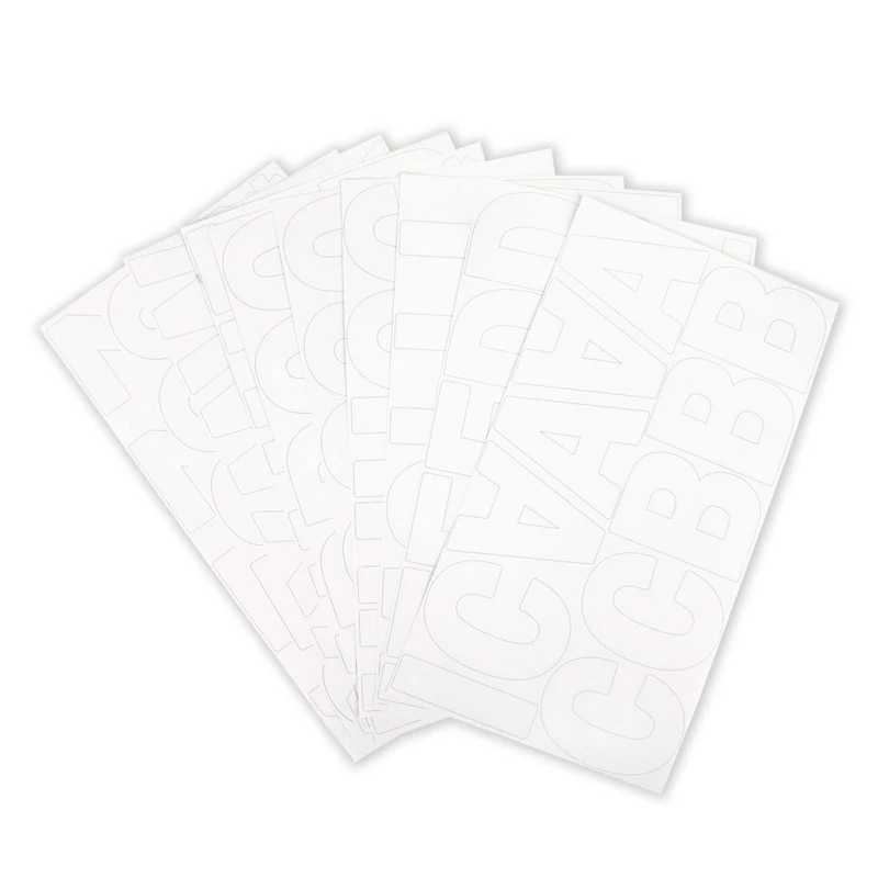 White Alphabet Stickers by Recollections™ 