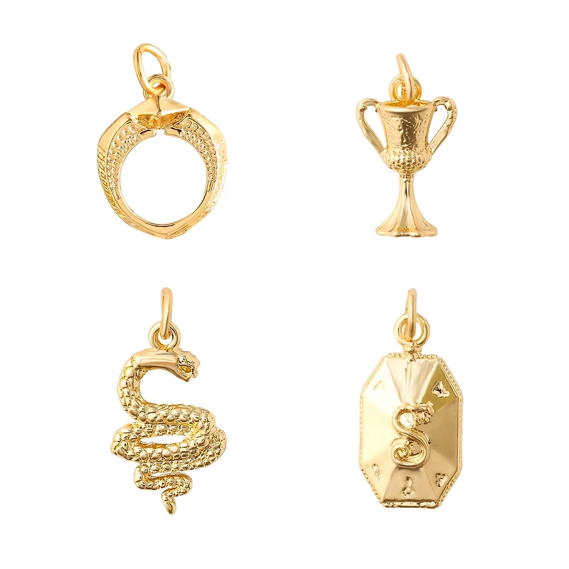 Harry Potter Gold Horcrux Charm Set