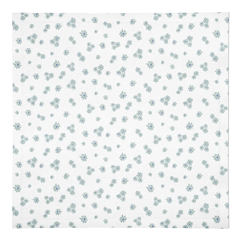 Daisy Pattern Cotton Twill Napkin