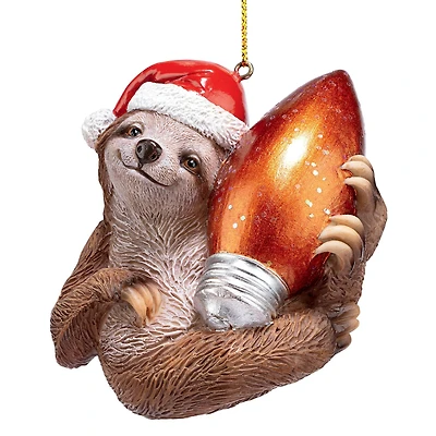 Design Toscano Santa's Sloth Ornament