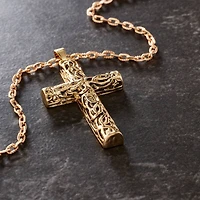Antique Gold Filigree Cross Pendant by Bead Landing™