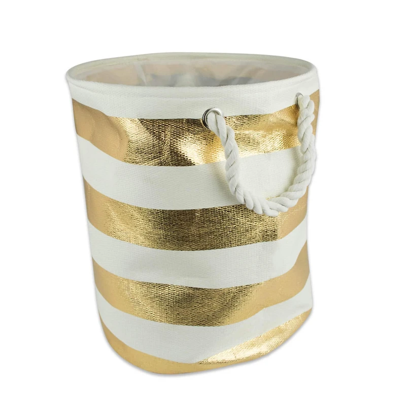 DII® 14" Stripe Woven Paper Storage Bin