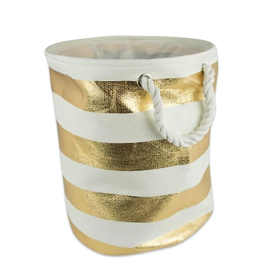 DII® 14" Stripe Woven Paper Storage Bin