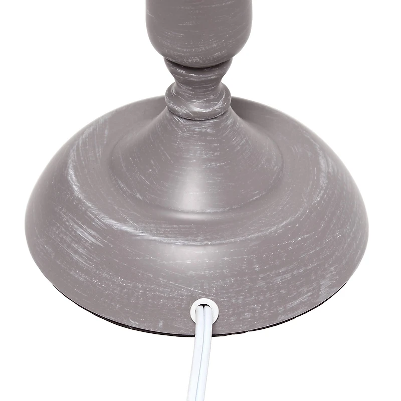 Simple Designs 23" Traditional Candlestick Table Lamp