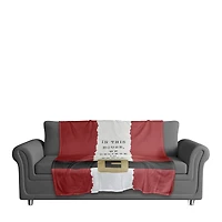 This House Believes 50x60 Coral Fleece Blanket