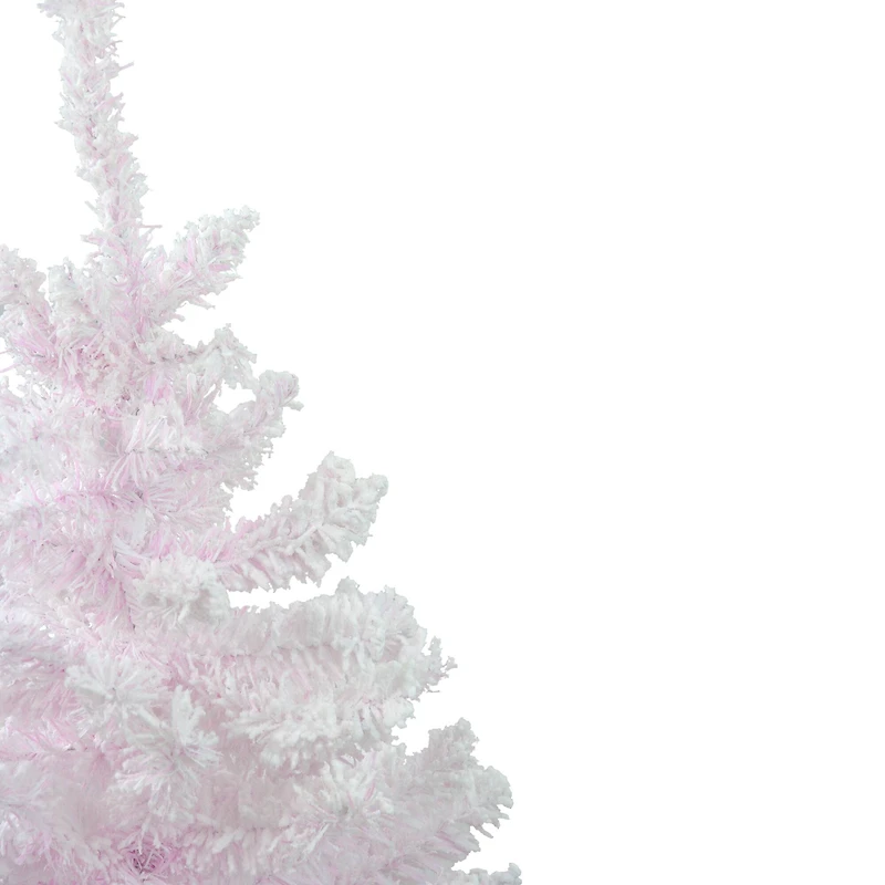 3ft. Unlit Madeline Pink Flocked Spruce Artificial Christmas Tree