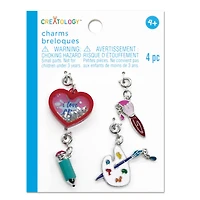 Visual Arts Charms by Creatology™, 4ct.