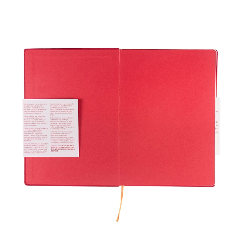 Fabriano® Ispira Red Soft-Cover A5 Dotted Notebook