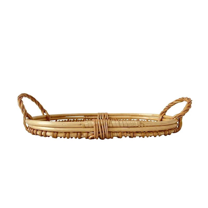 16.5" Natural Oval Willow Basket by Ashland®