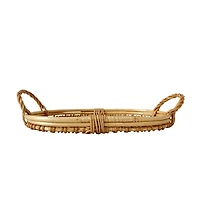 16.5" Natural Oval Willow Basket by Ashland®