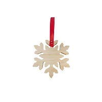 4" DIY Pinewood Snowflake Ornament by Make Market®