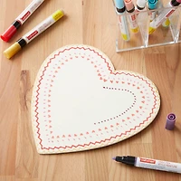 12 Pack: 8.5" Wood Heart by Make Market®