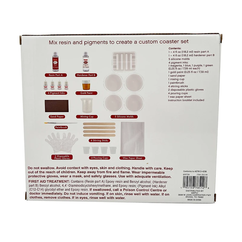 Resin Coasters & Stand Kit by Craft Smart®