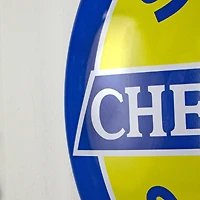 Licensed Chevrolet Super Service Dome Metal Sign