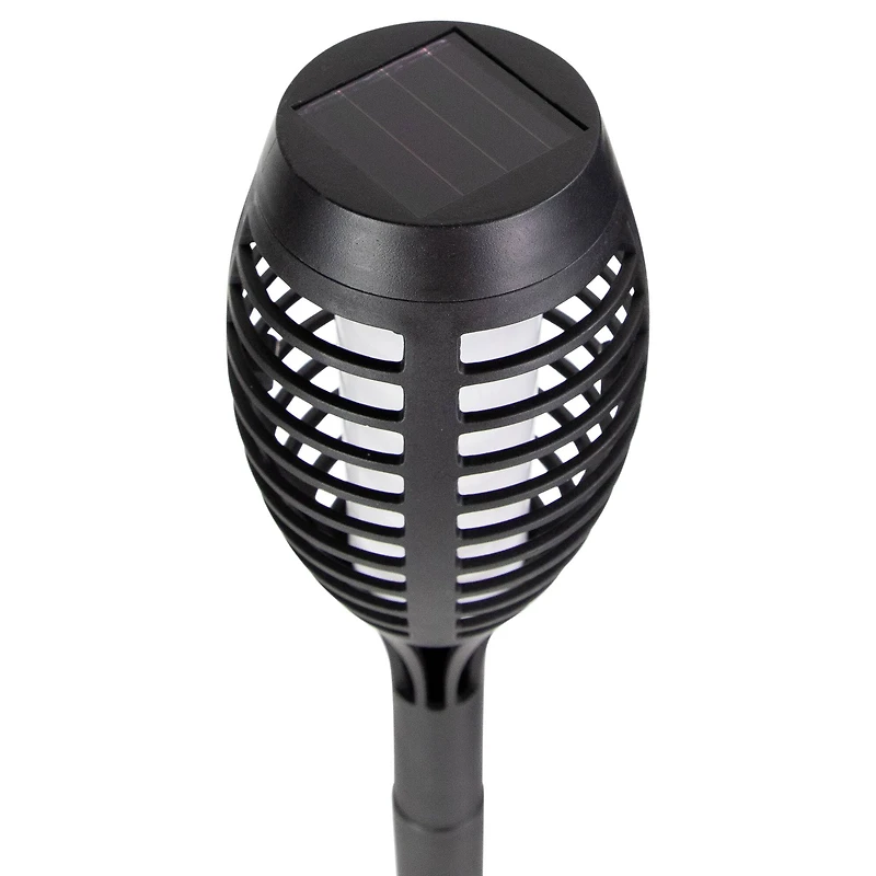 19.75" Black Solar Powered LED Pathway Markers, 4ct.