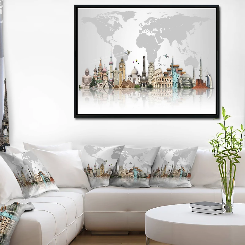 Designart - Famous Monuments Across World