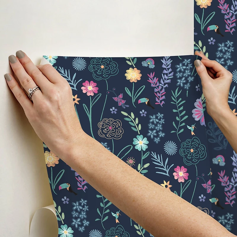 RoomMates Disney® Encanto Embroidery Floral Peel & Stick Wallpaper