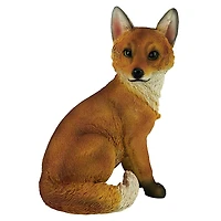 Design Toscano 14" Woodie the Woodland Fox Garden Statue