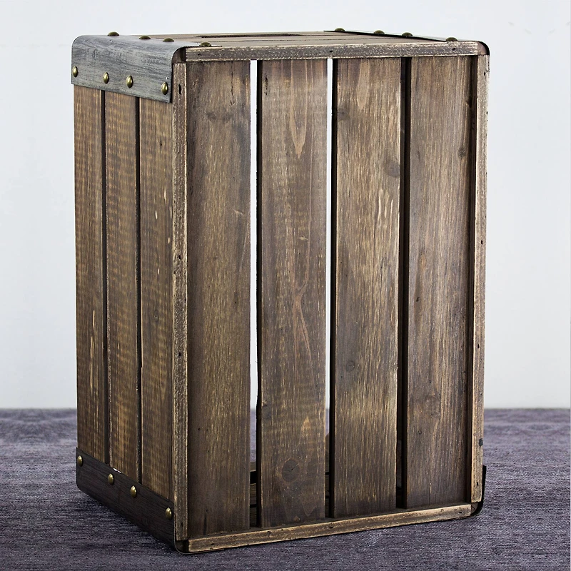 Rustic Farmhouse Storage Crates Set