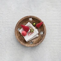 Hello Honey® 11.5" Star Cutout Mango Wood Bowl