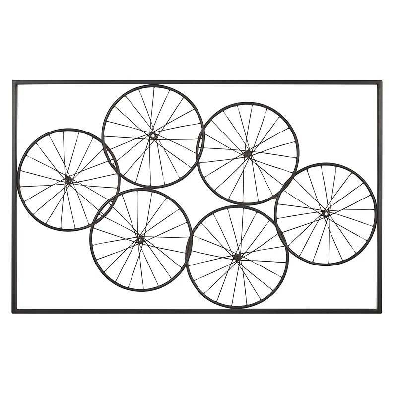 48" Black Iron Rustic Wall Décor