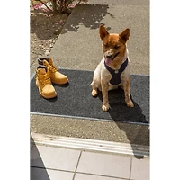 J&M Gray Ribbed Walk Off Utility Runner