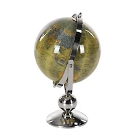 11" Silver Steel Traditional Globe