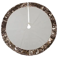 DII® Cream Sequin Velvet Holiday Tree Skirt