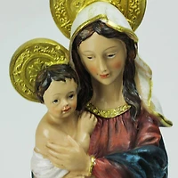 12" Virgin Mary with Baby Jesus Table Top Figure