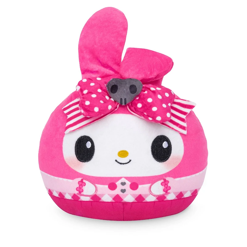 TeeTurtle 6" Pink & Black My Melody & Kuromi Reversible Plushie