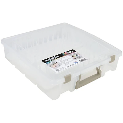 ArtBin® Translucent Super Satchel Box w/Removable Thread Trays