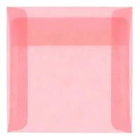 JAM Paper 8.5" x 8.5" Translucent Vellum Invitation Envelopes