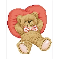 Diamond Dotz® Intermediate Relax-A-Bear Diamond Painting Kit