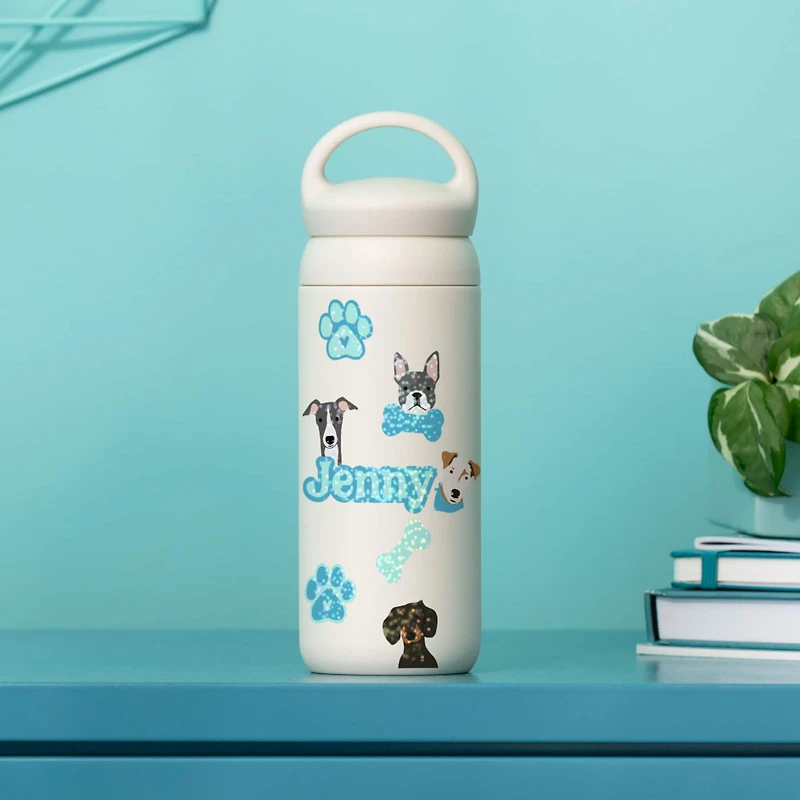 Cricut® Printable White US Letter Waterproof Holographic Sticker Set