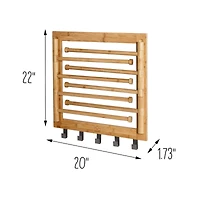 Honey Can Do Wall-Mounted Swivel Clothes Drying Rack