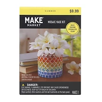 4" Pastel Rainbow Mosaic Vase Kit by Make Market®