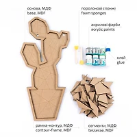 Rosa Talent Cactus Painting Your Puzzle Mosaic Art Kit