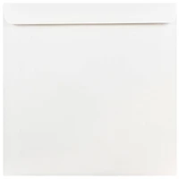 JAM Paper 9" x 9" White Square Invitation Envelopes