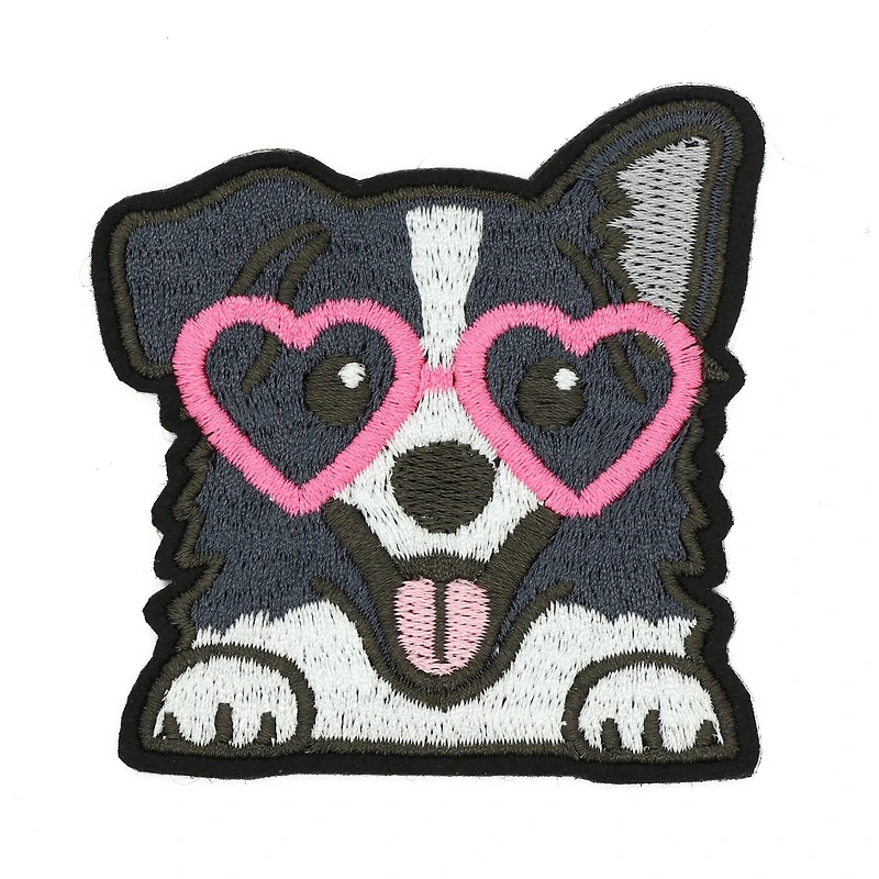 Iron-On & Adhesive Dog Embroidered Patch by Make Market®
