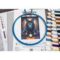 LetiStitch Dream Catcher Wolf Counted Cross Stitch Kit